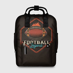 Рюкзак женский Легенда футбола, цвет: 3D-принт