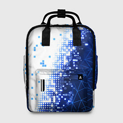 Рюкзак женский Поврежденный цифровой скин, цвет: 3D-принт