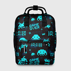 Рюкзак женский Game over 1 player 2 player, цвет: 3D-принт