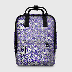 Рюкзак женский Нежный узор светлый фиолетовый, цвет: 3D-принт