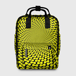 Рюкзак женский Ядовитая геометрическая иллюзия, цвет: 3D-принт