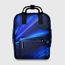 Женский рюкзак Синяя геометрическая абстракция