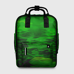 Рюкзак женский Камуфляж с водой, цвет: 3D-принт