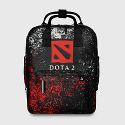 Рюкзак женский Dota 2 брызги красок, цвет: 3D-принт