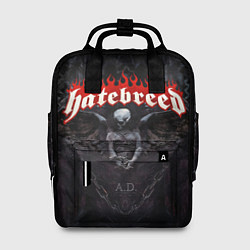 Рюкзак женский Hatebreed hardcore, цвет: 3D-принт