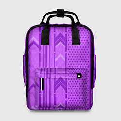 Рюкзак женский Закулисье фиолетовые обои, цвет: 3D-принт