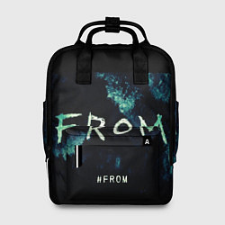 Рюкзак женский Извне на фоне леса, цвет: 3D-принт