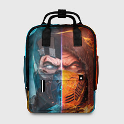 Женский рюкзак Mortal Kombat - Саб-зиро и Скорпион