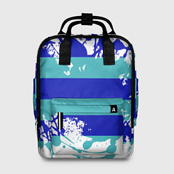 Рюкзак женский Капли краски, цвет: 3D-принт