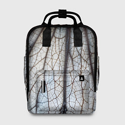 Рюкзак женский Прожилки растения, цвет: 3D-принт