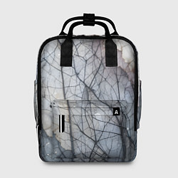 Рюкзак женский Прожилки листьев, цвет: 3D-принт