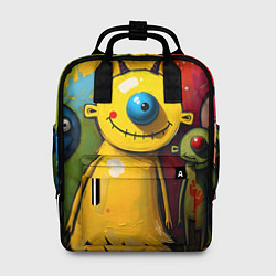 Рюкзак женский Арт с человечками, цвет: 3D-принт