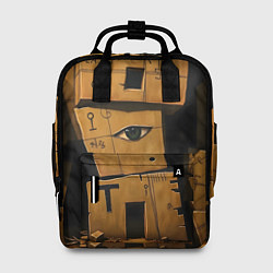 Рюкзак женский Глаза в каменных домах, цвет: 3D-принт