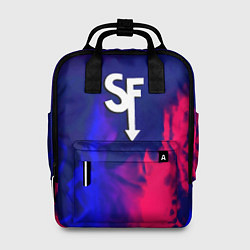 Рюкзак женский Sally face neon flame, цвет: 3D-принт