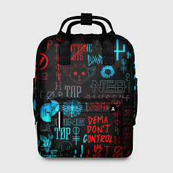 Рюкзак женский Twenty one pilots rock pattern, цвет: 3D-принт