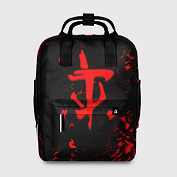 Женский рюкзак Doom красные краски