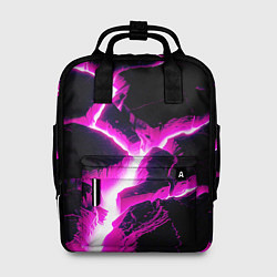 Рюкзак женский Color pink black, цвет: 3D-принт