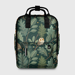 Рюкзак женский Совы в лесу, цвет: 3D-принт