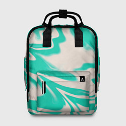 Женский рюкзак Color white turquoise