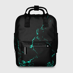 Рюкзак женский Color black turquoise, цвет: 3D-принт