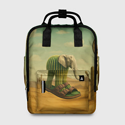 Рюкзак женский Лирили ларила мем, цвет: 3D-принт