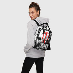 Рюкзак женский Monster energy краски, цвет: 3D-принт — фото 2