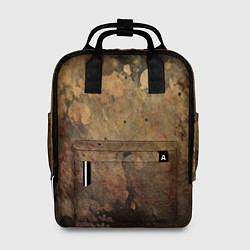 Рюкзак женский Абстракция - dark pink paint spill, цвет: 3D-принт