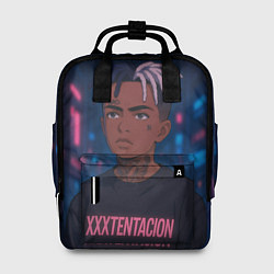 Женский рюкзак XXXTentacion - Неоновый аниме арт