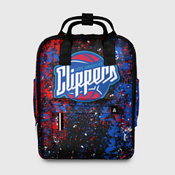 Рюкзак женский Клипперс - цветовой хаос, цвет: 3D-принт
