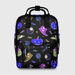 Женский рюкзак Halloween blue black pumpkin