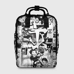 Рюкзак женский Doom anime black, цвет: 3D-принт