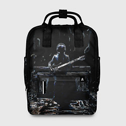 Женский рюкзак Линейный силуэт музыканта