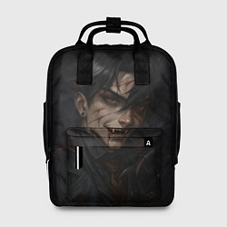 Рюкзак женский Ризли вампирская тематика, цвет: 3D-принт