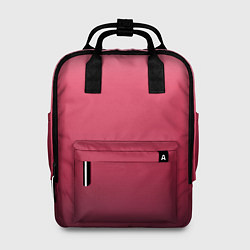 Рюкзак женский Градиент гранатовый, цвет: 3D-принт