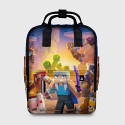 Женский рюкзак Майнкрафт - храбрая девушка