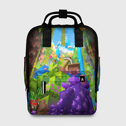 Женский рюкзак Майнкрафт - Стив и Алекс