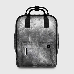 Женский рюкзак Абстракция - black and white metal scuffs