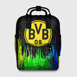 Рюкзак женский Borussia градиент текстура, цвет: 3D-принт