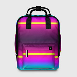 Рюкзак женский Color neon, цвет: 3D-принт