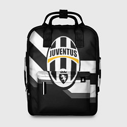 Рюкзак женский Juventus полосы линии, цвет: 3D-принт