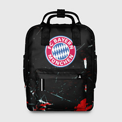 Рюкзак женский Бавария Мюнхен штрихи красок, цвет: 3D-принт