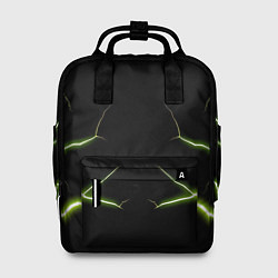 Рюкзак женский Color green black, цвет: 3D-принт