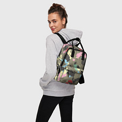 Рюкзак женский Камуфляж: микс цветов, цвет: 3D-принт — фото 2