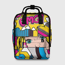 Рюкзак женский POP ART, цвет: 3D-принт