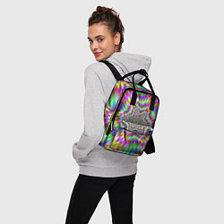 Рюкзак женский Спектральная иллюзия, цвет: 3D-принт — фото 2