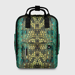 Рюкзак женский Крокодил, цвет: 3D-принт