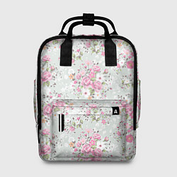 Рюкзак женский Flower pattern, цвет: 3D-принт