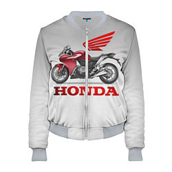 Бомбер женский Honda 2, цвет: 3D-меланж