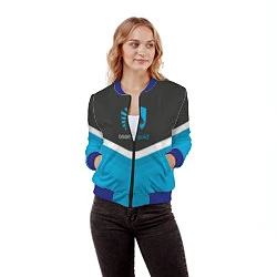 Бомбер женский Team Liquid Uniform, цвет: 3D-синий — фото 2
