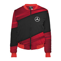 Бомбер женский Mercedes Benz: Red Sport, цвет: 3D-красный
